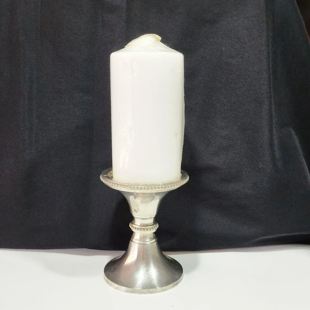 Pottery Barn Weighted Silver 3